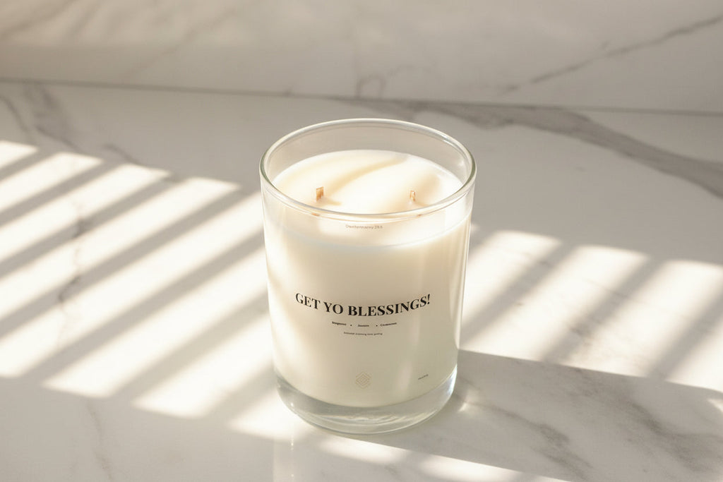 Get Yo Blessings! — Soy Wax Candle (11 oz)