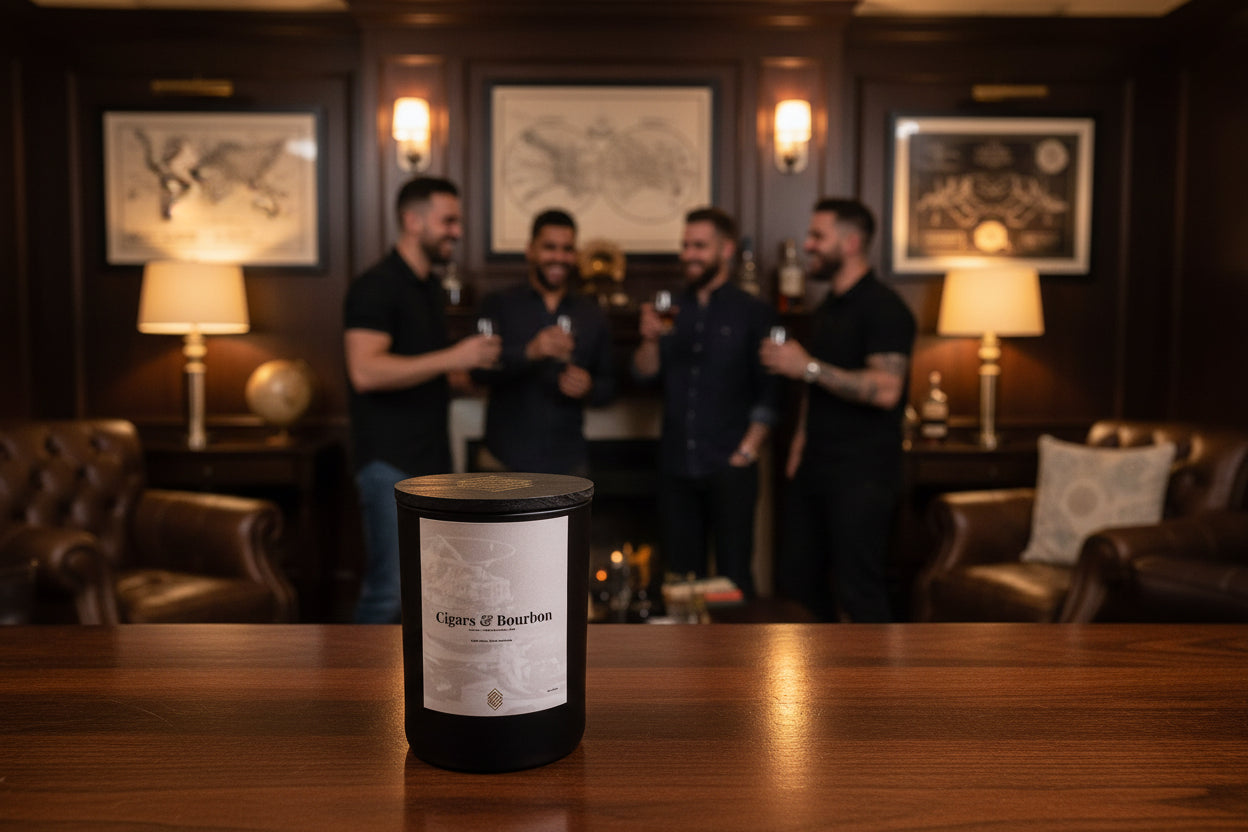 Cigars & Bourbon Candle — 11 oz