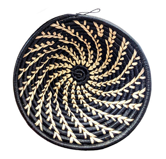 Small Woven Raffia African Baskets - Multiple Colors