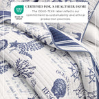 Bettwäsche-Set „Coastal“ aus bedruckter Baumwolle – Kollektion Calypso