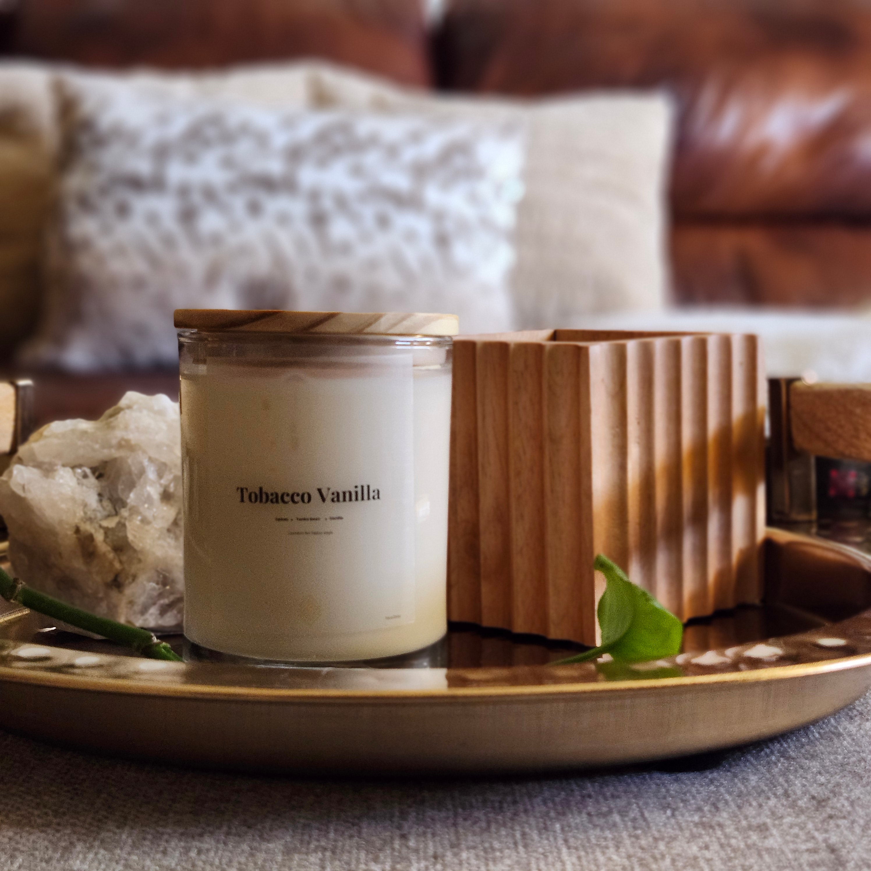 Tobacco & Vanilla — Soy Wax Candle (11 oz)