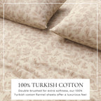 Bettwäsche-Set aus türkischem Baumwollflanell – Elevated Lodge Collection