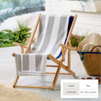 Gestreiftes Cabana-Strandtuch – Edgartown-Kollektion