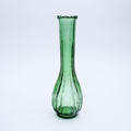 Emerald Ribbed Glass Bud Vase — Portland Glass