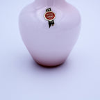 Rare Large Soft Pink Opaline Florence Vase, Made in Italy