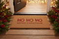 Merry Christmas Coir Doormat - Red Script