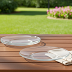 Anchor Hocking Presence Salad Plates Set of 2 – Clear 8‑Inch