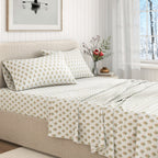 Turkish Cotton Flannel Sheet Set - Winter Floral Collection